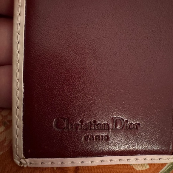 Christian Dior Small Wallet Number 2 Compact Maroon Patent Leather Vintage - Picture 11 of 11
